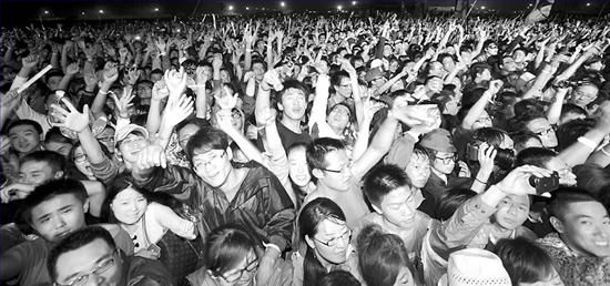 張北草原音樂節(jié)現(xiàn)場